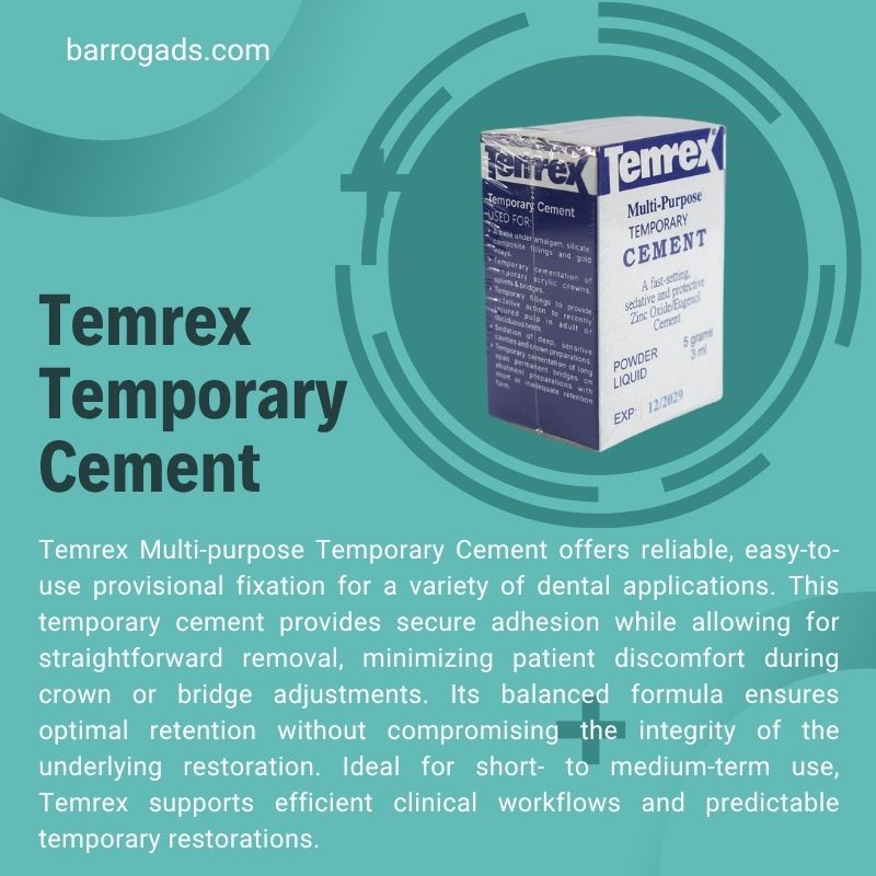 Temrex Mulit-purpose Temporary Cement Temrex Mulit-purpose Temporary Cement